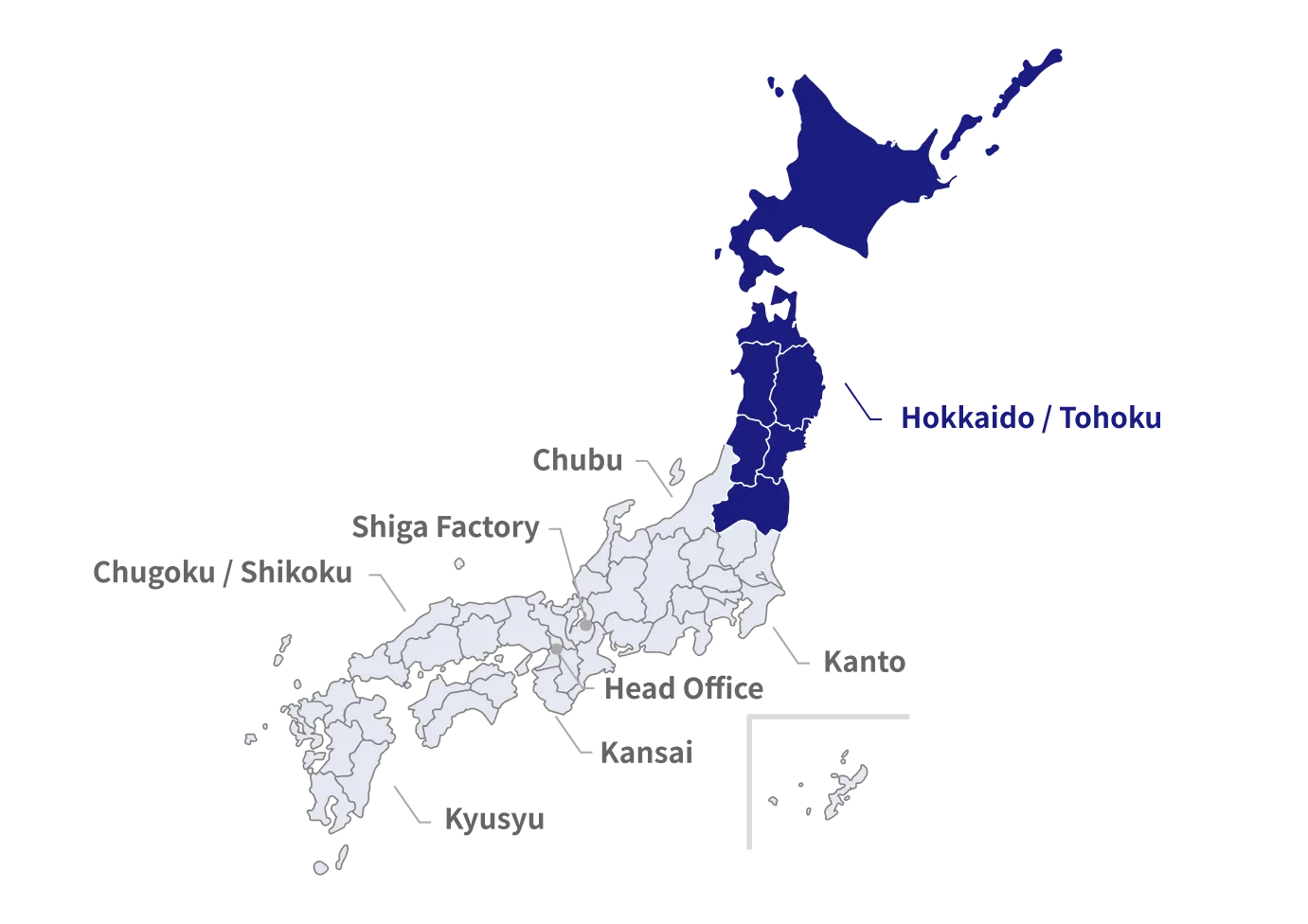 Hokkaido / Tohoku MAP